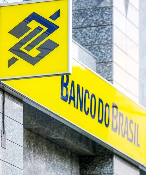 Fachada do banco do brasil